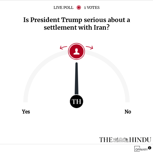 O Presidente Trump está a falar a sério sobre um acordo com o Irão?
