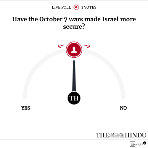 Have the October 7 wars made Israel more secure?


					
								