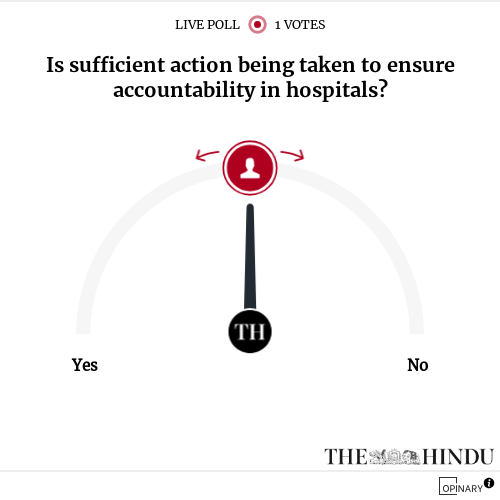 Is sufficient action being taken to ensure accountability in hospitals?