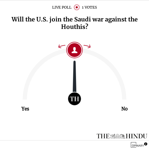 Will the U.S. join the Saudi war against the Houthis?