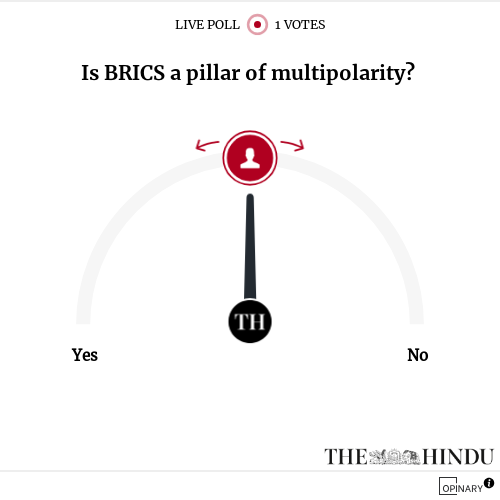 Is BRICS a pillar of multipolarity? 