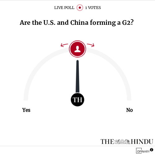 क्या अमेरिका और चीन G2 बना रहे हैं? 